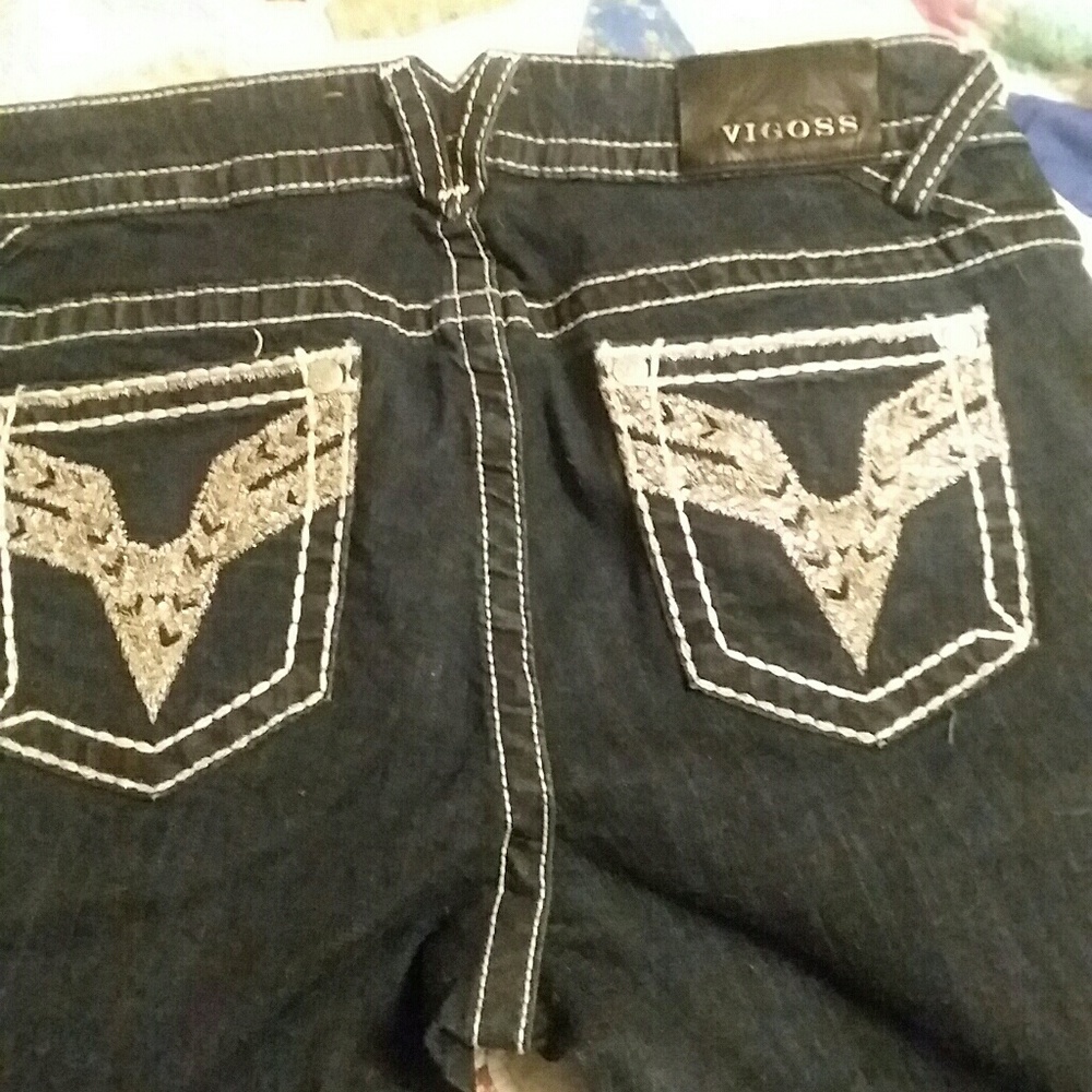 Vigoss dark wash jeans 16 long